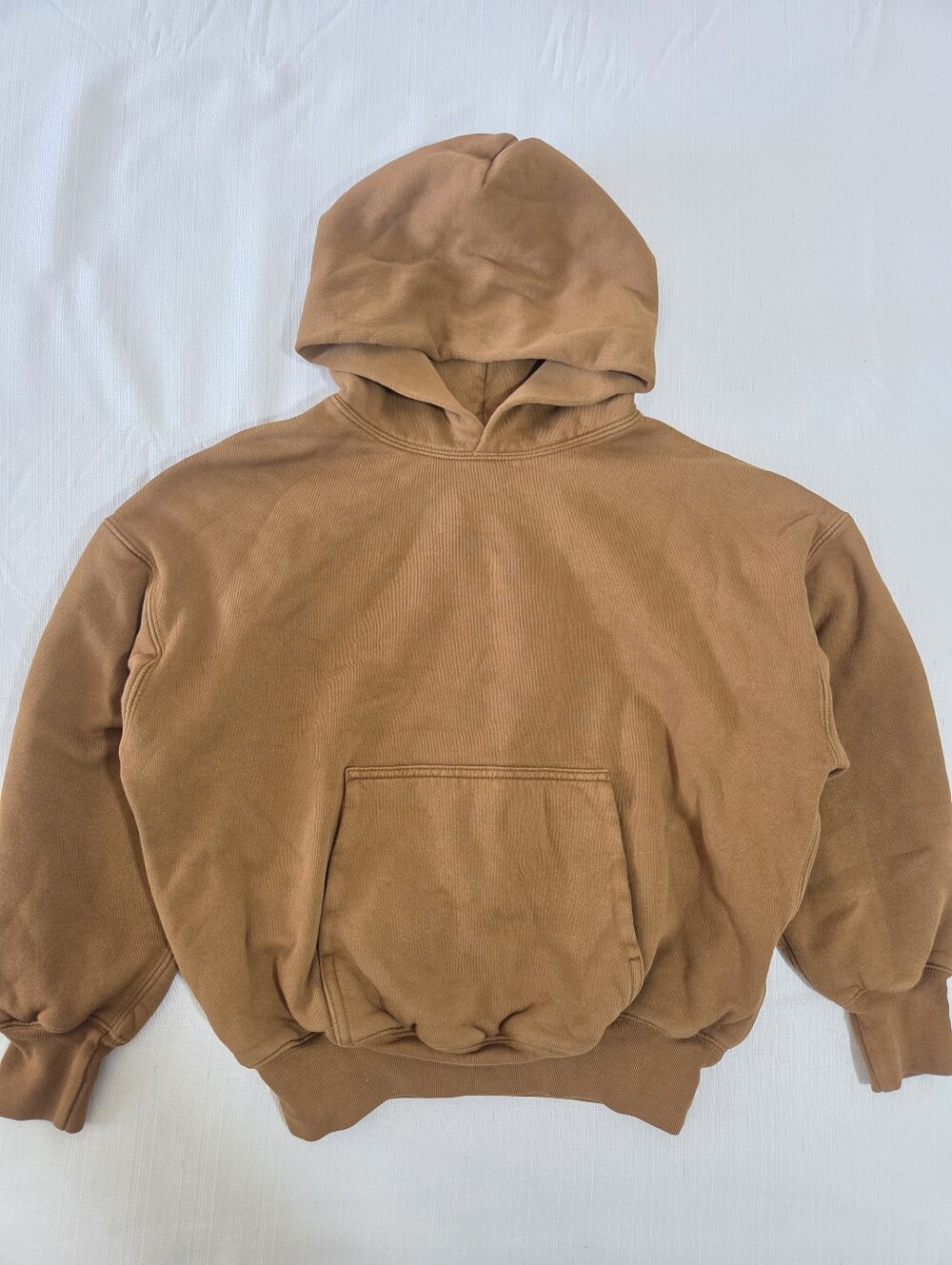 YZY Classic Brown Hooded Pullover Sweatshirt Hoodie Kids 10/11 Yeezy Cotton